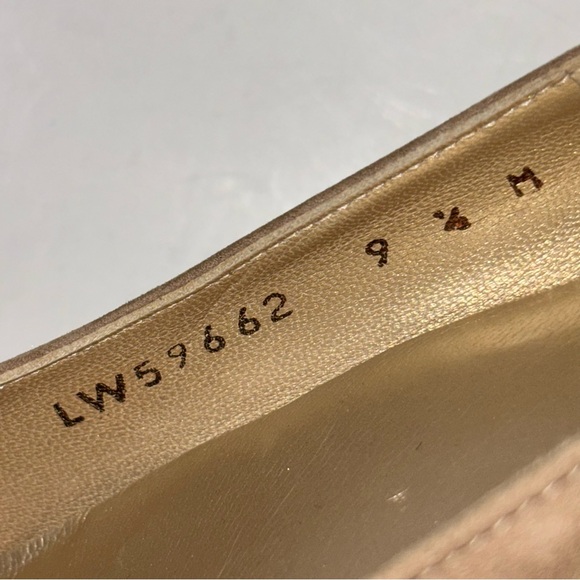 Stuart Weitzman Tan Suede Wedge Platform Peep Toe Espadrille Pumps Size 9.5 M - Picture 9 of 11